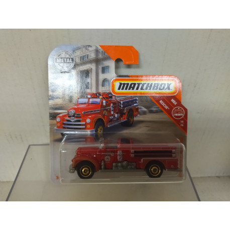 SEAGRAVE FIRE ENGINE RED 1:64 MATCHBOX