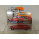 HUDSON HORNET 1951 FIRE CHIEF RED 1:64 MATCHBOX
