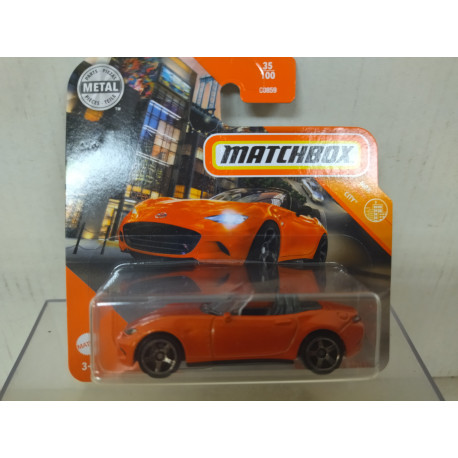 MAZDA MX-5 MIATA ORANGE 1:64 MATCHBOX