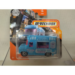 ICE CREAM VAN KING TAFFY FAST FOOD BLUE 1:64 MATCHBOX