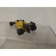 FORMULA F1 RACING CAR YELLOW TICTEL 1:55/apx 1:64 MAJORETTE 238 NO BOX SUCIO/DIRTY