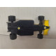 FORMULA F1 RACING CAR YELLOW TICTEL 1:55/apx 1:64 MAJORETTE 238 NO BOX SUCIO/DIRTY