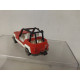 RENAULT 4 JP4 RED/WHITE 1:47/apx 1:64 MAJORETTE 252 NO BOX SUCIO/DIRTY