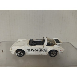 PORSCHE 911 SC TARGA TURBO WHITE apx 1:64 CORGI NO BOX SUCIO/DIRTY