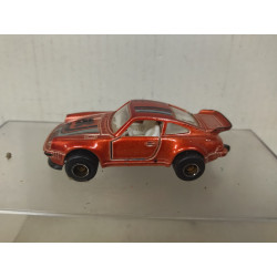 PORSCHE 911 TURBO RED 1:57/apx 1:64 MAJORETTE 209 NO BOX SUCIO/DIRTY
