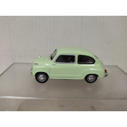 SEAT 600 D 1958 LIGHT GREEN 1:43 SALVAT SOLIDO NO BOX