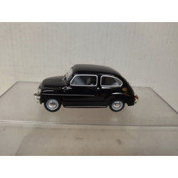 SEAT 600 D 1969 EJERCITO ESPAÑOL 1:43 SALVAT SOLIDO NO BOX