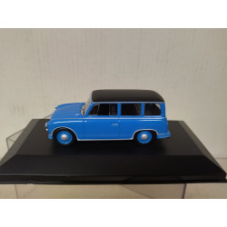 AWZ P70 KOMBI 1957 BLUE/BLACK 1:43 DeAGOSTINI IXO CAJA NO ORIGINAL