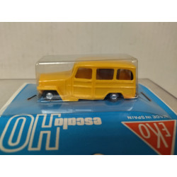 JEEP WILLYS WAGON AMARILLO 1:87 H0 EKO