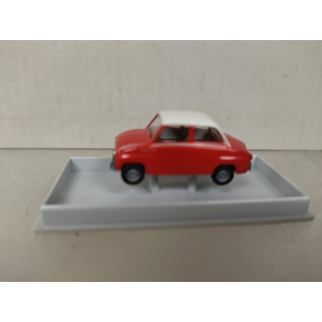 GOGGOMOBIL T 1957 LIMOUSINE RED/WHITE 1:87 H0 BREKINA
