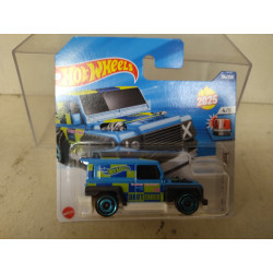 DRIFT-ENDER (LAND ROVER) DRIFT BLUE 4/5 FIRST RESPONSE 1:64 HOT WHEELS