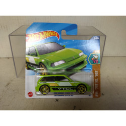 HONDA CIVIC 1990 EF GREEN 1/10 70´S VS 90´S 1:64 HOT WHEELS