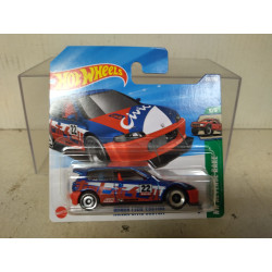 HONDA CIVIC CUSTOM BLUE/RED n22 5/5 REVERSE RAKE 1:64 HOT WHEELS