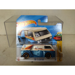 VOLKSWAGEN T3 CUSTOM BLUE 3/10 PEAK PURSUIT 1:64 HOT WHEELS