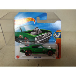 KING CUDA (PLYMOUTH BARRACUDA) GREEN 6/10 MUSCLE MANIA 1:64 HOT WHEELS