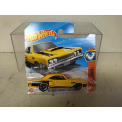 DODGE CORONET SUPERBEE 1969 YELLOW 5/10 MUSCLE MANIA 1:64 HOT WHEELS