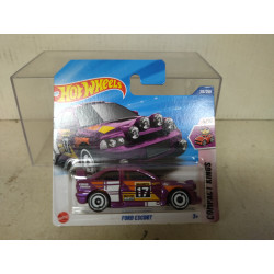 FORD ESCORT RALLY PURPLE 4/10 COMPACT KINGS 1:64 HOT WHEELS