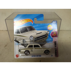 LOTUS CORTINA BEIGE n10 10/10 COMPACT KINGS 1:64 HOT WHEELS