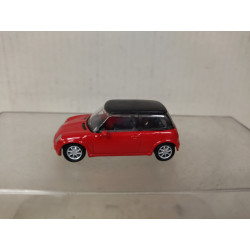 MINI COOPER 2002 RED/BLACK 1:72 JOY CITY BOX
