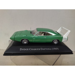 DODGE CHARGER DAYTONA 1969 GREEN AMERICAN CARS 1:43 ALTAYA IXO