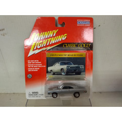 PLYMOUTH ROAD RUNNER 1969 CLASSIC GOLD 1:64 JOHNNY LIGHTNING