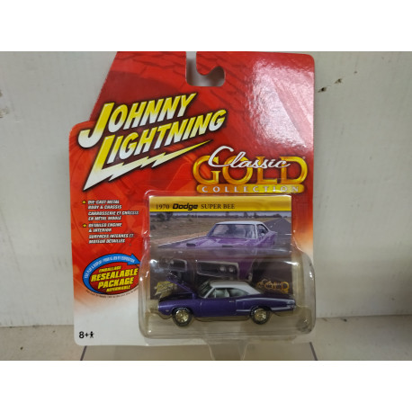 DODGE SUPER BEE 1970 CLASSIC GOLD 1:64 JOHNNY LIGHTNING