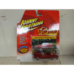 CADILLAC ELDORADO 1973 RED CLASSIC GOLD 1:64 JOHNNY LIGHTNING