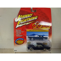 LINCOLN CONTINENTAL 1961 BLACK CLASSIC GOLD 1:64 JOHNNY LIGHTNING