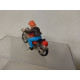 KAWASAKI + PILOTO MOTO/BIKE apx 1:64 GUISVAL