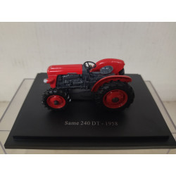 SAME 240 DT 1958 RED TRACTOR/FARMER 1:43 UH HACHETTE
