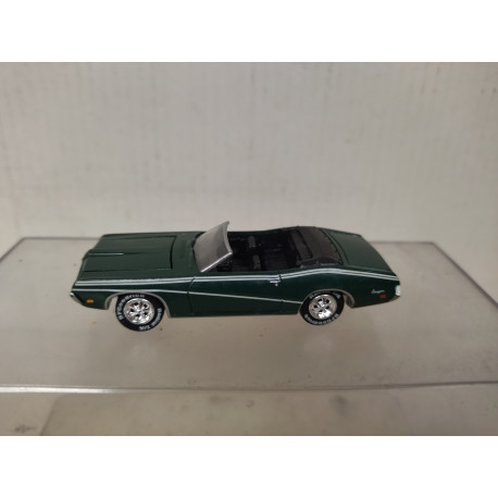 MERCURY COUGAR 1969 CONVERTIBLE GREEN 1:64 JOHNNY LIGHTNING NO BOX