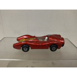 TURBO FURY DARK RED MB69 ROLA-MATICS SUPERFAST 1:63/apx 1:64 MATCHBOX NO BOX