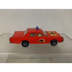 MERCURY FIRE CAR (4) SUPERFAST 59/73 1:72/apx 1:64 MATCHBOX NO BOX