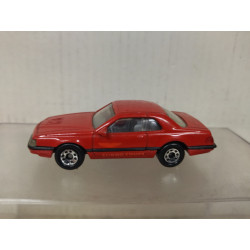 FORD THUNDERBIRD 1987 TURBO COUPE RED MB59 1:67/apx 1:64 MATCHBOX NO BOX