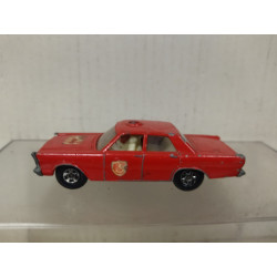 FORD GALAXIE FIRE CHIEF LESNEY 55/59 1:73/apx 1:64 MATCHBOX NO BOX
