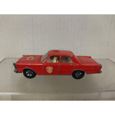 FORD GALAXIE FIRE CHIEF LESNEY 55/59 1:73/apx 1:64 MATCHBOX NO BOX