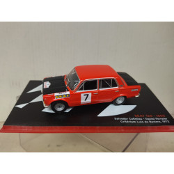SEAT 124 1600 1972 RALLY CRITERIUM LUIS BAVIERA S.CAÑELLAS 1:43 ALTAYA IXO
