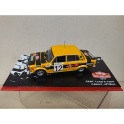 SEAT 124 D 1977 S 1800 RALLY MONTE CARLO A.ZANINI 1:43 ALTAYA IXO
