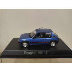 PEUGEOT 205 1992 1.9 GTi MIAMI BLUE 1:43 NOREV 471737 NV