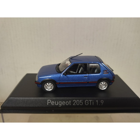 PEUGEOT 205 1992 1.9 GTi MIAMI BLUE 1:43 NOREV 471737 NV