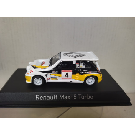RENAULT 5 MAXI TURBO 1986 RALLY ASTURIAS 1986 SAINZ 1:43 NOREV 510622 NV