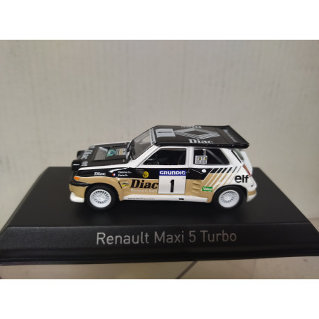 RENAULT 5 MAXI TURBO 1986 RALLY VAR CHATRIOT 1:43 NOREV 510621 NV