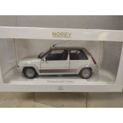 RENAULT 5 1985 GT TURBO PHASE I PEARL WHITE 1:18 NOREV 185200 NV