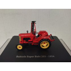 BABIOLE SUPER BABI 203 1954 RED TRACTOR/FARMER 1:43 UH HACHETTE