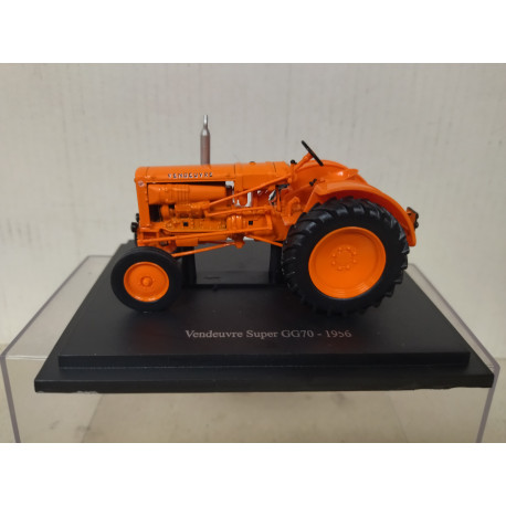VENDEUVRE SUPER GG70 1956 ORANGE TRACTOR/FARMER 1:43 UH HACHETTE