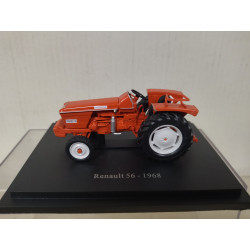 RENAULT 56 1968 RED/ORANGE TRACTOR/FARMER 1:43 UH HACHETTE