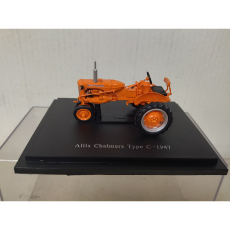 ALLIS CHALMERS TYPE C 1947 ORANGE TRACTOR/FARMER 1:43 UH HACHETTE