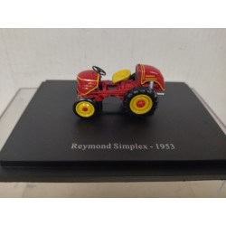 REYMOND SIMPLEX 1953 RED TRACTOR/FARMER 1:43 UH HACHETTE
