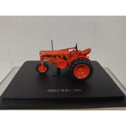 OTO C 18 R3 1953 RED/ORANGE TRACTOR/FARMER 1:43 UH HACHETTE