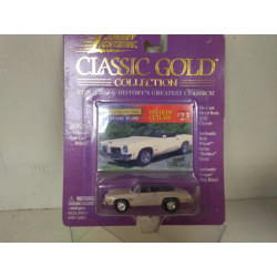 OLDSMOBILE CUTLASS 1974 CABRIOLET n23 CLASSIC GOLD 1:64 JOHNNY LIGHTNING